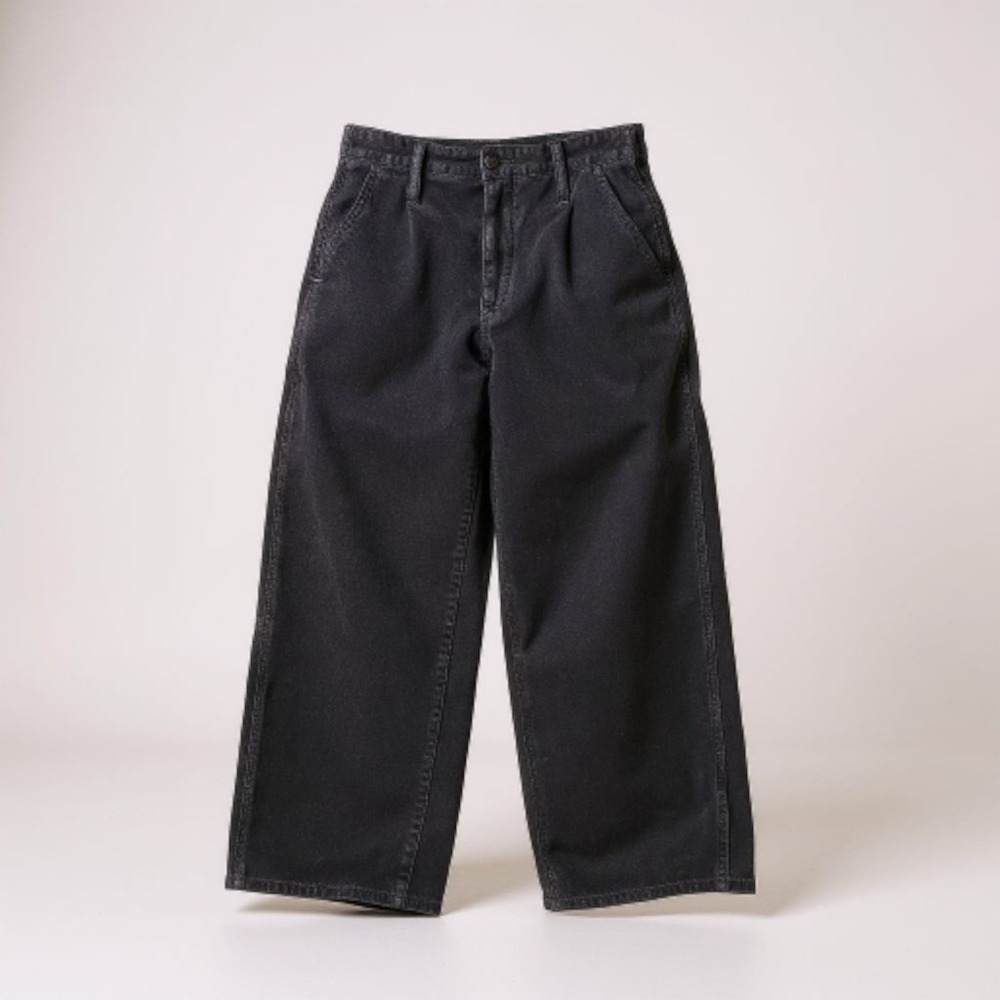 Wilfred Free Jeans Black Denim Wide Leg High‎ Waisted Size 6